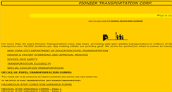 Desktop Screenshot of pioneerbus.com